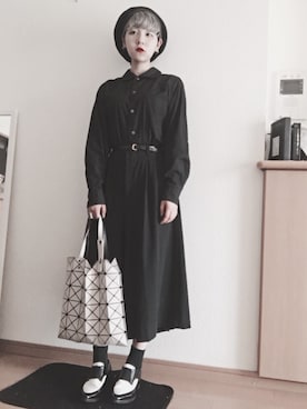 林﨑咲良さん（レディース・153cm）の秋コーディネート