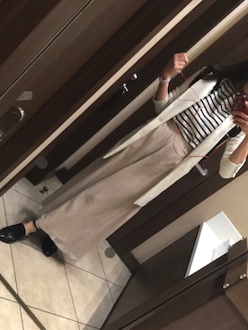 「ロングジャケット」｜「アイテム（その他シューズ）」を使った、maさん（レディース・167cm）の春コーディネート