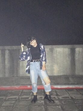 「planet（planet）のアイテム（パンツ）」を使った、スタン（Stan）🍥さん（レディース・151cm）の秋コーディネート