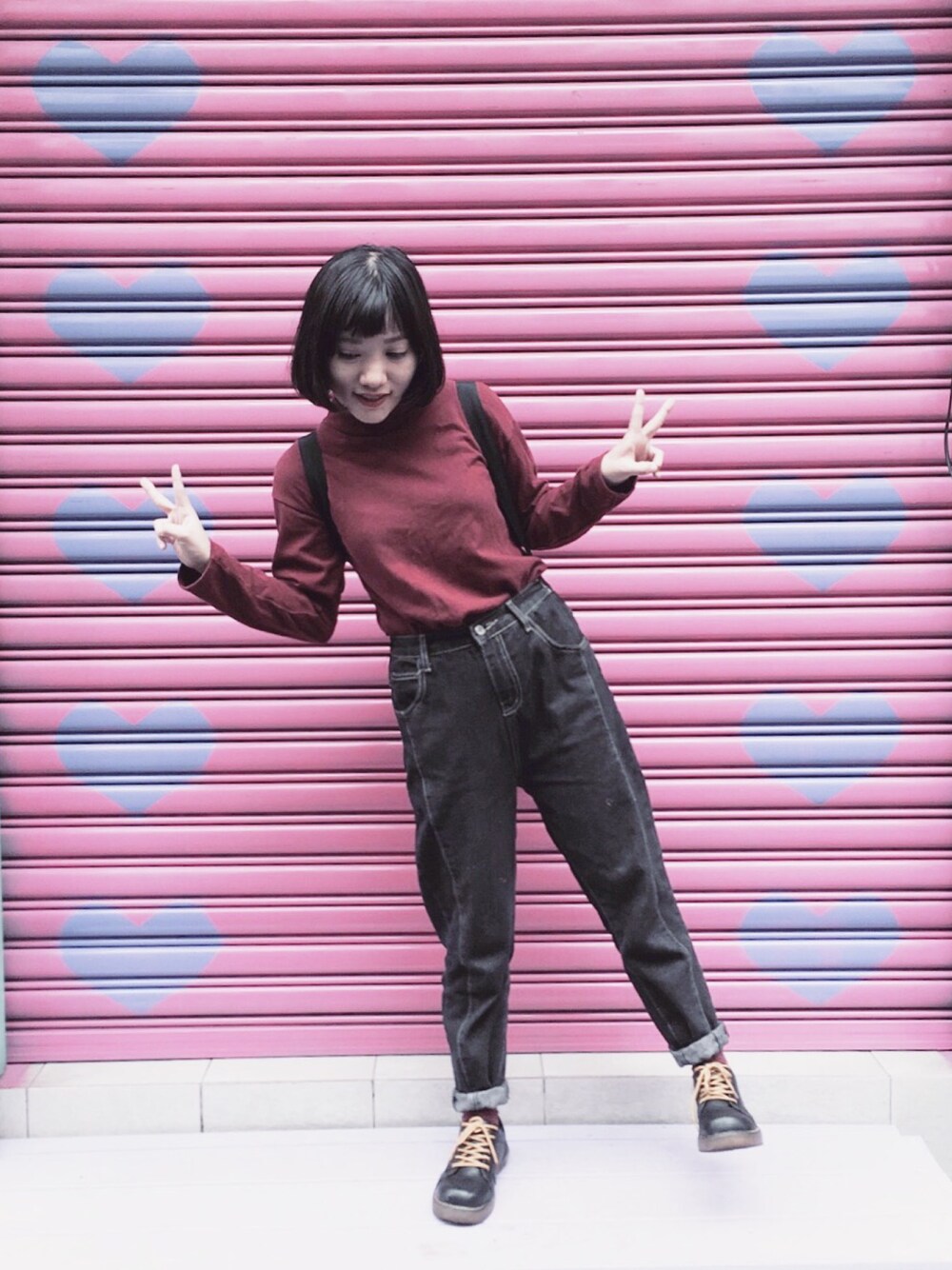 「cece.tのアイテム（パンツ、ブラック系）」を使った、スタン（Stan）🍥さん（レディース・151cm）の秋コーディネートの1枚目の写真