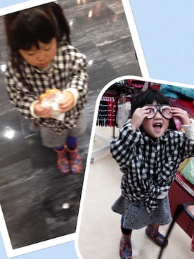 tomozoさん（キッズ・100cm）の冬コーディネート