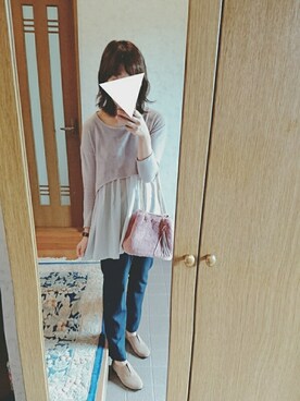 「レプシィム(LEPSIM)」｜「アイテム（腕時計）」を使った、はなさん（レディース・164cm）の秋コーディネート