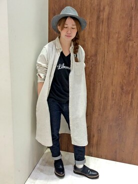 「LBC（エルビーシー）のアイテム（その他アウター）」を使った、kodamaさん（レディース・150cm）の秋コーディネート