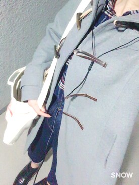 「UNIVERSAL LANGUAGE（ユニバーサルランゲージ）のアイテム」を使った、Sacura.さん（レディース・166cm）の秋コーディネート