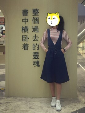 「アイテム（その他トップス）」を使った、哈哈哈さん（レディース・170cm・10代）の春コーディネート