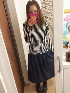 「WC（ダブル シー）のアイテム（アクセサリー）」を使った、ゆうか(・∀・)さん（レディース・158cm）の秋コーディネート