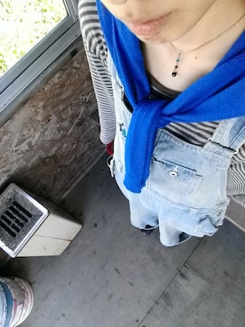 「nusy（ヌージー）のアイテム（オールインワン・サロペット）」を使った、まっちゃん。さん（レディース・167cm）の秋コーディネート