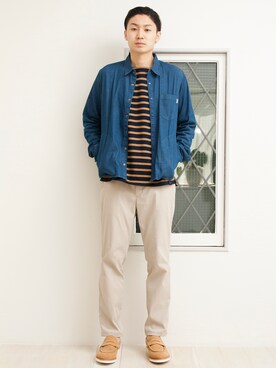 「ヌバック」｜FACTOTUM_Teraoさん（メンズ・176cm）の冬コーディネート
