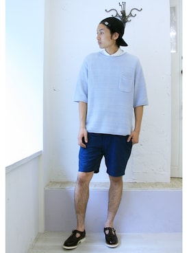「FACTOTUM（ファクトタム）のアイテム（ブーツ）」を使った、FACTOTUM_Teraoさん（メンズ・176cm）の夏コーディネート