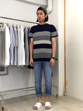 「FACTOTUM（ファクトタム）のアイテム（腕時計）」を使った、FACTOTUM_Teraoさん（メンズ・176cm）の夏コーディネート