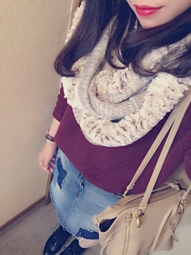 「Daniel Wellington」｜みーる♛♡﻿さん（レディース・156cm）の秋コーディネート