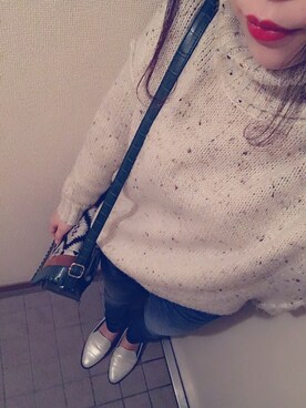 「Daniel Wellington」｜みーる♛♡﻿さん（レディース・156cm）の冬コーディネート