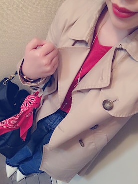 「RETRO GIRL（レトロガール）のアイテム（財布/小物）」を使った、みーる♛♡﻿さん（レディース・156cm）の春コーディネート