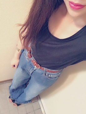 「KBF BOX（ケービーエフ ボックス）のアイテム（アクセサリー）」を使った、みーる♛♡﻿さん（レディース・157cm）の秋コーディネート