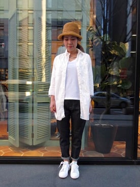 Emika Abeさん（レディース・162cm）の春コーディネート