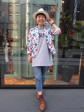 Emika Abeさん（レディース・162cm）の春コーディネート