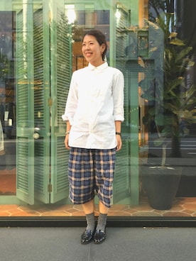 Emika Abeさん（レディース・162cm）の春コーディネート