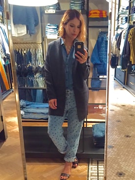 「MAISON SCOTCH（メゾンスコッチ）のアイテム（ジャケット/アウター）」を使った、bri さん（レディース・165cm）の夏コーディネート