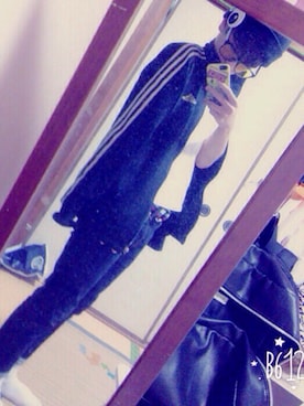 「アイテム（ジャージ）」を使った、Fuchikoさん（メンズ・157cm・10代）の夏コーディネート