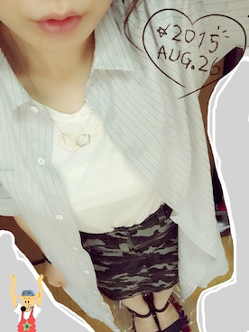 まめこ。さん（レディース・147cm）の夏コーディネート