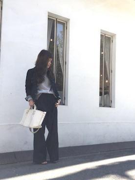 「TODAYFUL（トゥデイフル）のアイテム（デニムジャケット）」を使った、ERINA  TAMOTSUさん（レディース・153cm）の秋コーディネート