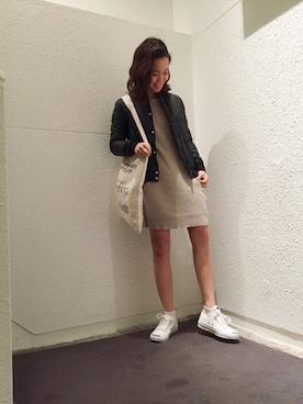 ERINA TAMOTSUさん(レディース・153cm)の冬コーディネート