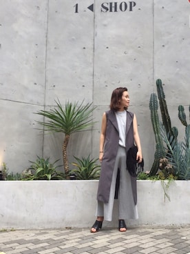 ERINA TAMOTSUさん(レディース・153cm)の夏コーディネート