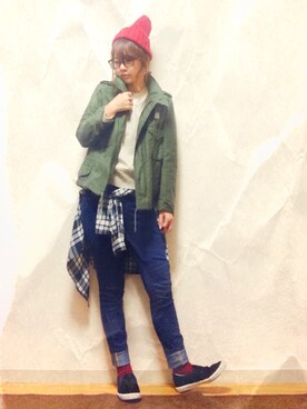 わわわさん（レディース・158cm）の秋コーディネート