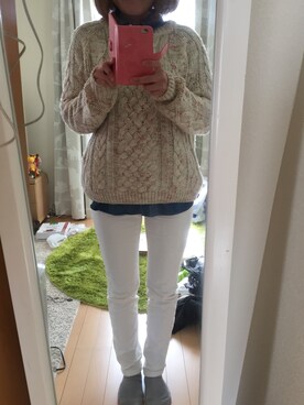 やまぢあゆみさん（レディース・153cm）の冬コーディネート