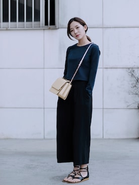 「CHARLES & KEITH（チャールズ & キース）のアイテム（その他）」を使った、CHARLES & KEITHさん（レディース・170cm）の夏コーディネート
