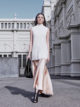「CHARLES & KEITH（チャールズ & キース）のアイテム（その他）」を使った、CHARLES & KEITHさん（レディース・170cm）の夏コーディネート