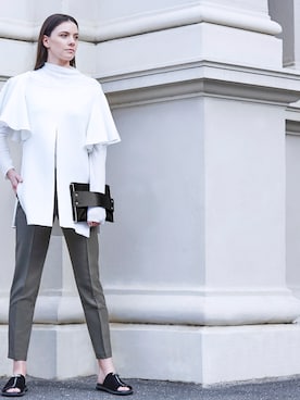 「CHARLES & KEITH（チャールズ & キース）のアイテム（その他）」を使った、CHARLES & KEITHさん（レディース・170cm）の夏コーディネート