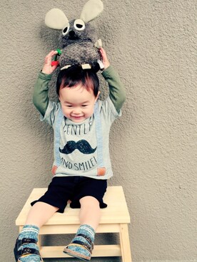 pochotaroさん（キッズ・80cm）の春コーディネート