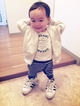 pochotaroさん（キッズ・80cm）の春コーディネート