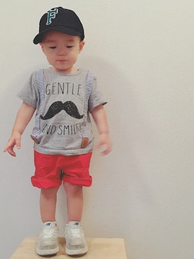 pochotaroさん（キッズ・80cm）の夏コーディネート