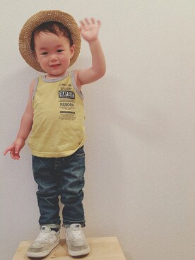 pochotaroさん（キッズ・80cm）の夏コーディネート