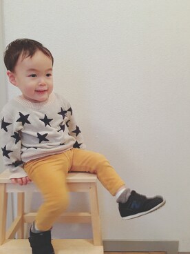 pochotaroさん（キッズ・90cm）の冬コーディネート