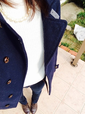 「SEVENDAYS=SUNDAY（セブンデイズサンデイ）のアイテム（ダッフルコート）」を使った、ＹＵＲＩＥさん（レディース・168cm）の秋コーディネート