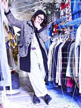 ポチョさん（メンズ・169cm）の春コーディネート