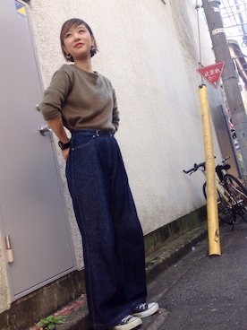 「アイテム（腕時計）」を使った、sakuraさん（レディース・166cm）の秋コーディネート