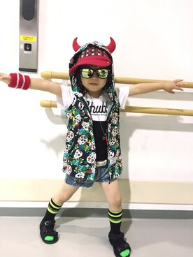 hinataさん（キッズ・100cm）の夏コーディネート