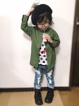 hinataさん(キッズ・100cm)の秋コーディネート