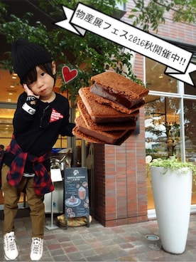 hinataさん（キッズ・100cm）の秋コーディネート