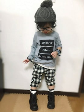 hinataさん（キッズ・100cm）の秋コーディネート