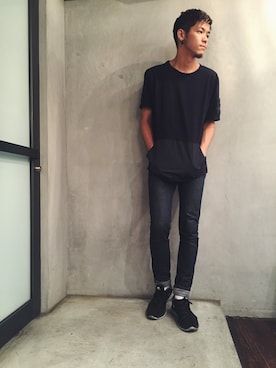 「Time is on（タイムイズオン）のアイテム」を使った、Tokitaさん（メンズ・182cm）の夏コーディネート