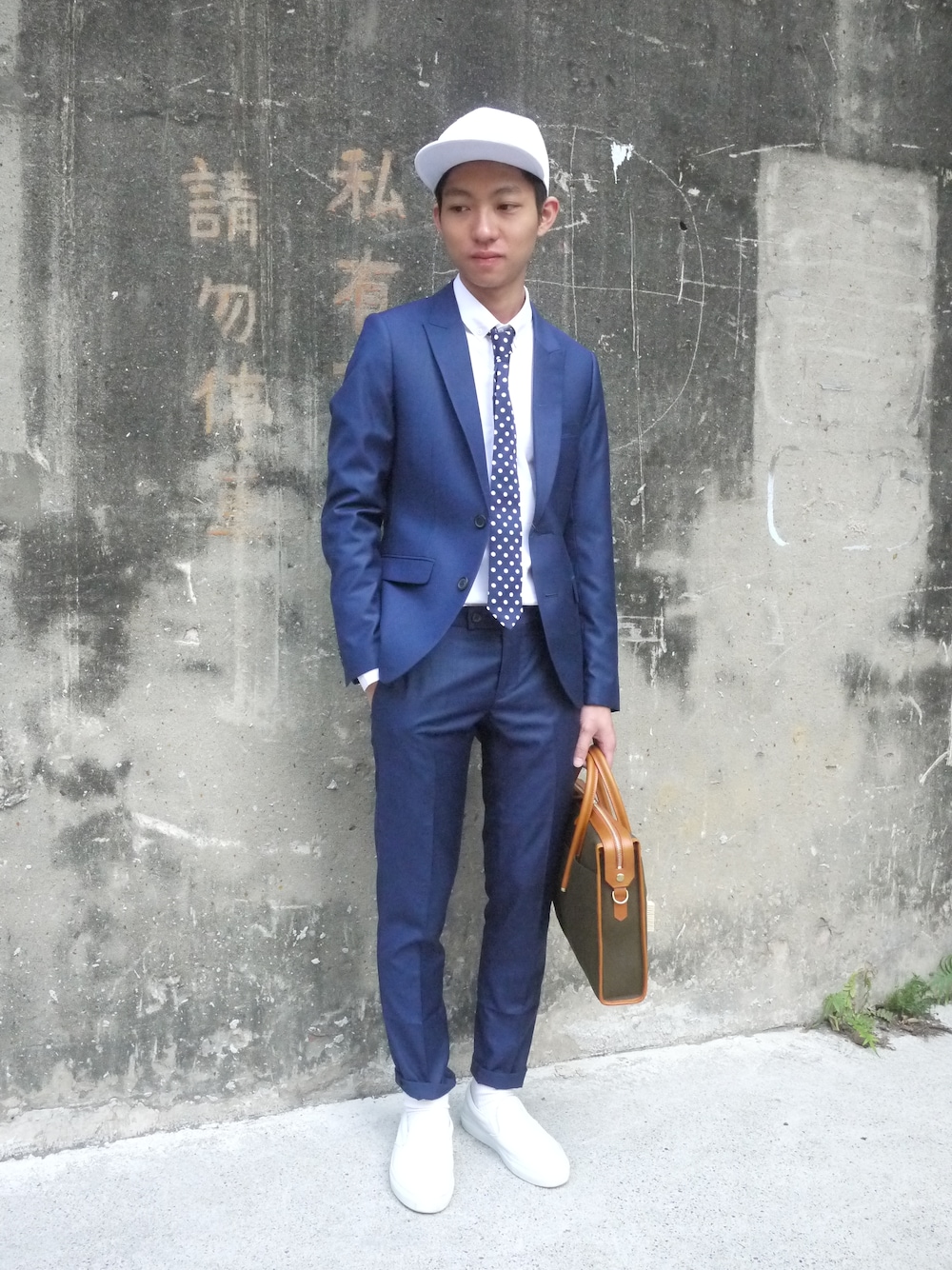 「plain-meの劍領雙釦合身西裝外套（その他、その他）」を使った、plain-me_tnさん（メンズ・173cm）の春コーディネートの1枚目の写真