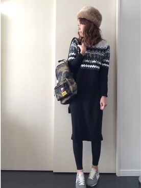 asmさん(レディース・161cm)の冬コーディネート