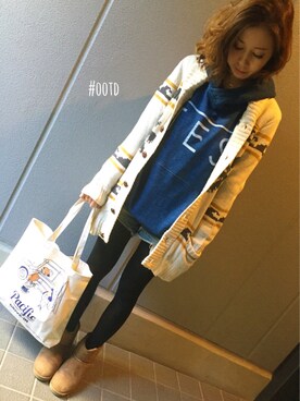 asmさん（レディース・161cm）の冬コーディネート