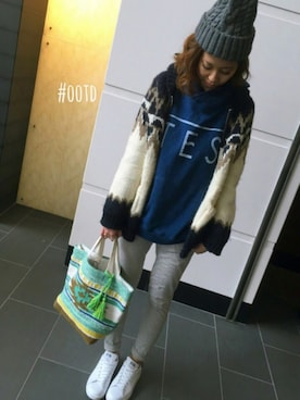 asmさん（レディース・161cm）の冬コーディネート