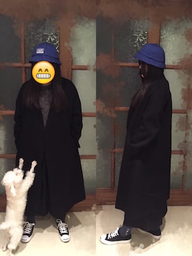 「autumn look」｜「アイテム（ダッフルコート）」を使った、xxxvichtraさん（レディース・160cm）の冬コーディネート